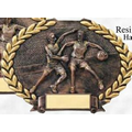 Resin Sculpture Award w/ Base (Basketball Plate/ Male)